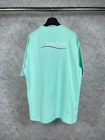 Balenciaga Logo T-Shirt option Light Green