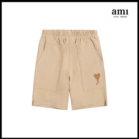 Ami Shorts option brown [A15 Love Hair Embroidery]]