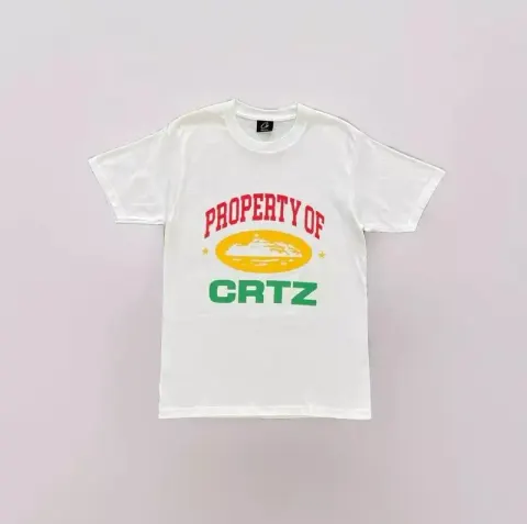 Corteiz T-Shirts option Double Star White