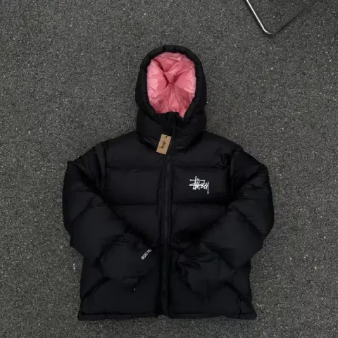 Stussy Jacket option Black Pink