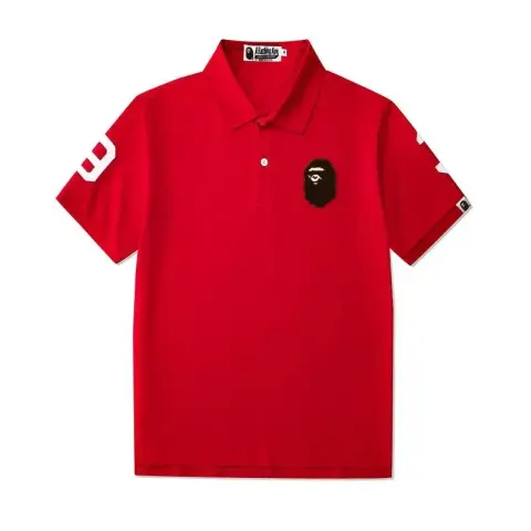 Bape Polo option red