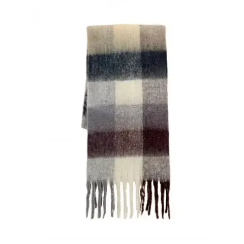Acne Studios Scarf option black gray