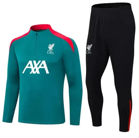 Football PSG Tracksuit option 2425 Liverpool Green