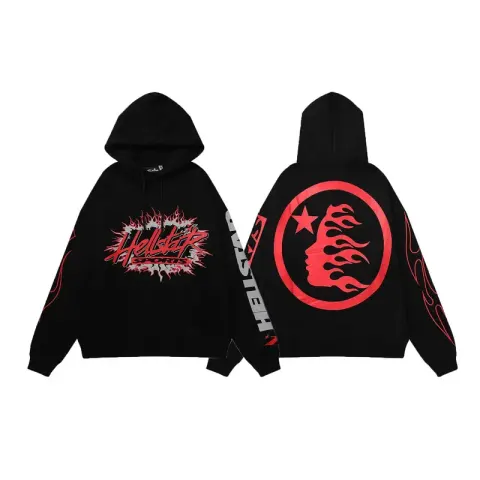 Hellstar Hoodie option Cotton hooded sweater DY-W14 black