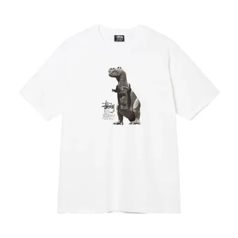 Stussy Tee option White [Dinosaur]]