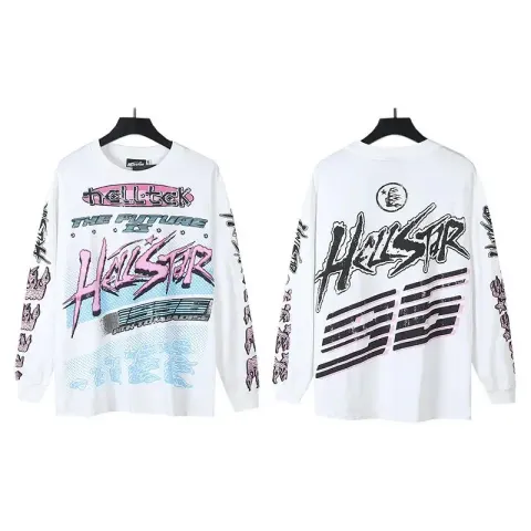 Hellstar Tee Hoodie option 559 white