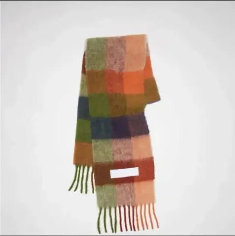 Acne Studios Scarf option orange green