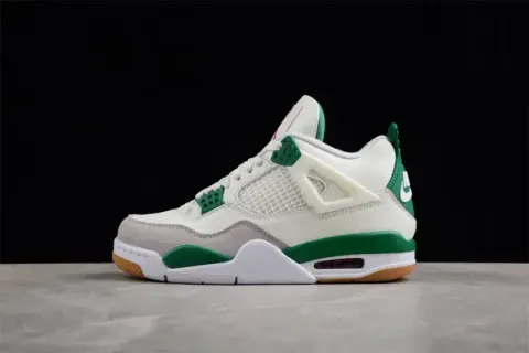 Jordan 4 Off-White Sail option White and Green Joint DR5415-103