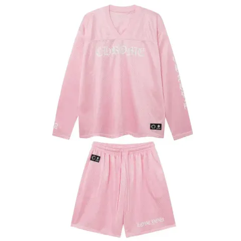 Chrome Hearts Baby Blue Pants option Pink