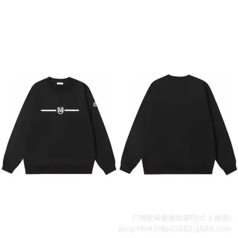 Moncler Hoodie option Black 854