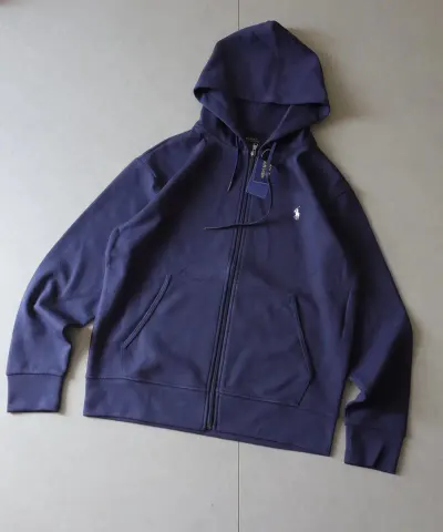 Ralph Lauren Zip Up Hoodie option Tibetan blue