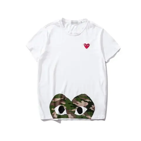 CDG Double Heart Tee option 2149 Green