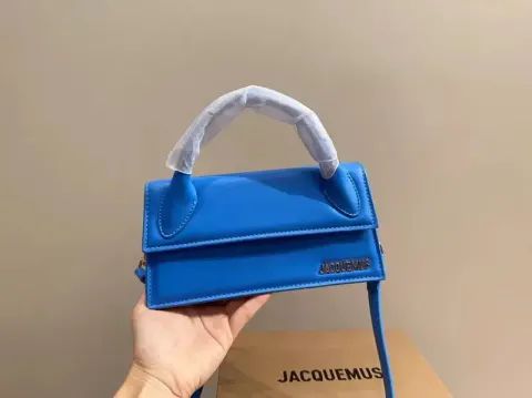 Jacquemus Handbag option Blue Messenger Bag 22cm with Box