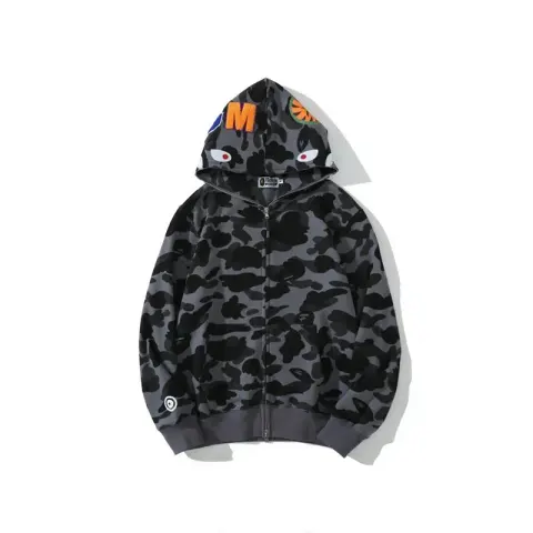 Bape Shark Hoodie option 8301 gray