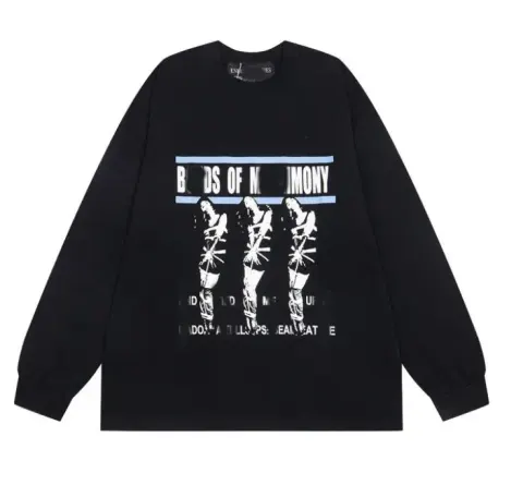 ERD Hoodies option ER022 black long sleeve T