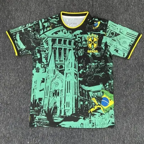 Poland Jersey 2024 (Player) option 24-25 Green Brazil City Edition