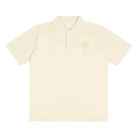 Ami Paris Polo option Apricot-Apricot -119#