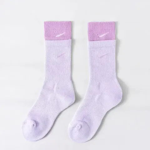 Nike Socks option [tall] light purple-purple