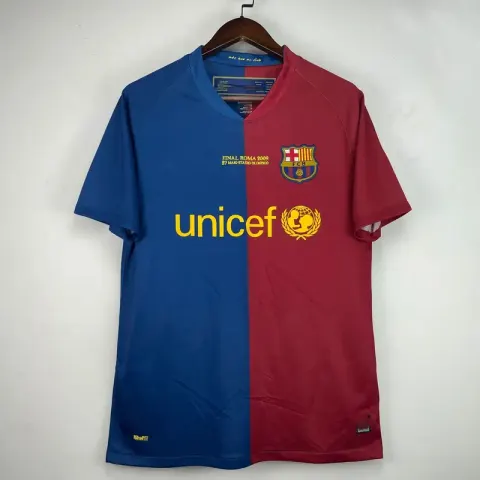China Jersey 2018 option 08-09 Barcelona home Champions League Ed
