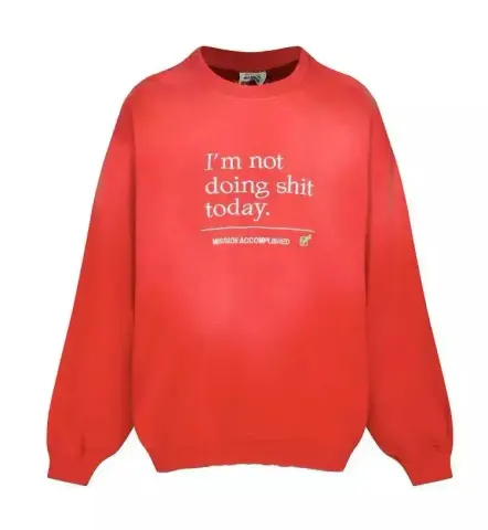 Vetements Fan Hoodie option V222 Red