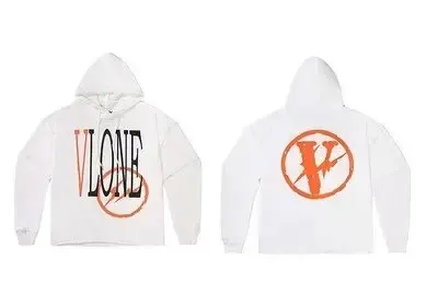VLONE Hoodie option Fujiwara Hiroshi White Orange V