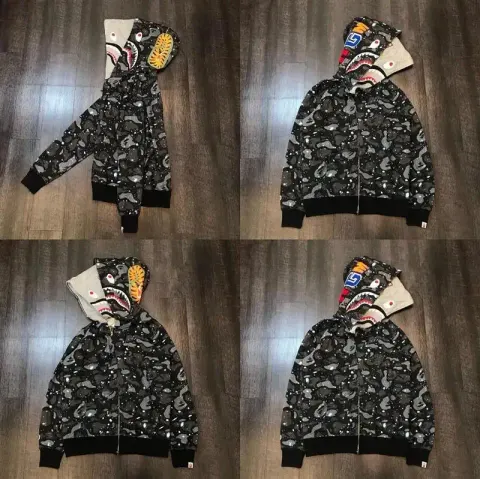Bape Shark (Best Batch) option XX051 Double Cap Black