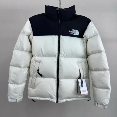 Budget/Best TNF Nuptse Jacket option 96 feathers white