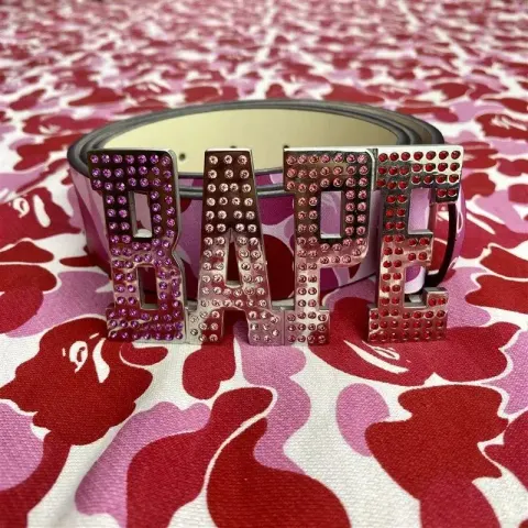 Bape Belt option Pink Camouflage