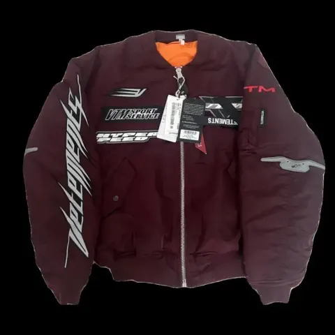 Vetements Racing Bomber Jacket option red