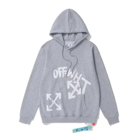 Off-White Hoodies option 872# gray terry