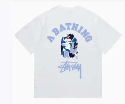 Bape x Stussy Tee option 213 White