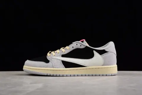 Jordan 1 High Travis Scott x Fragment option Coconut Grey Barb DM7866-010