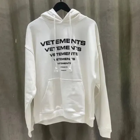 Vetements Fan Hoodie option V125 White