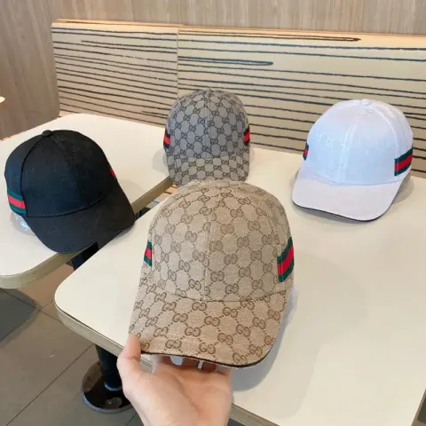 Gucci Caps option Classic Khaki