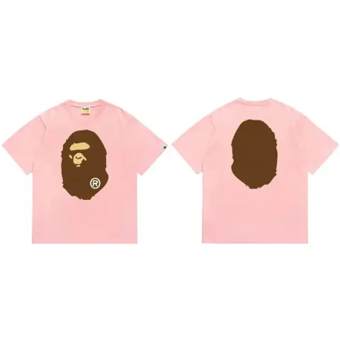 Bape Tees option 175 Rose Powder