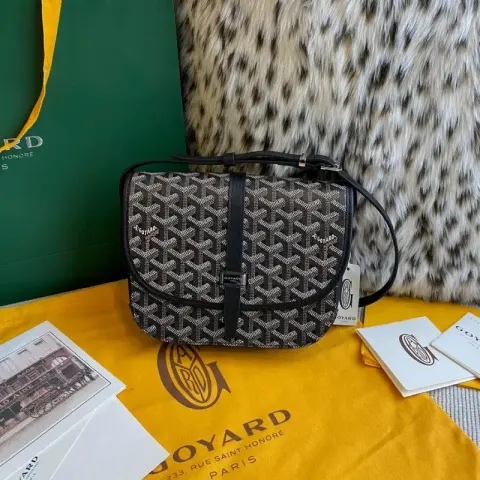 Goyard Belvedere Bag option black