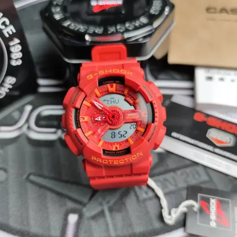 G-SHOCK Casio GA-110GW-7AER Watch option Watermelon Red