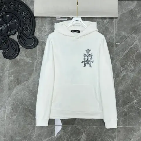 White Chrome Hearts Hoodie option white