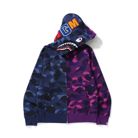 Bape Shark Hoodie (More CW) option 805 blue purple