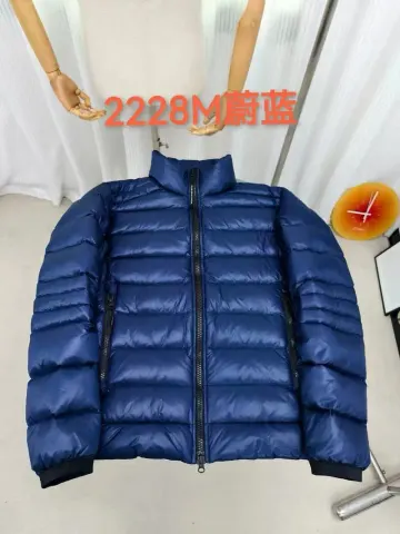 Canada Goose Crofton Hoodie option 2228 azure red label