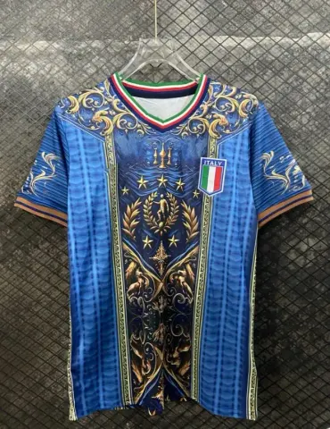 Brazil Special Jersey option 24-25 Italian Blue Concept Edition