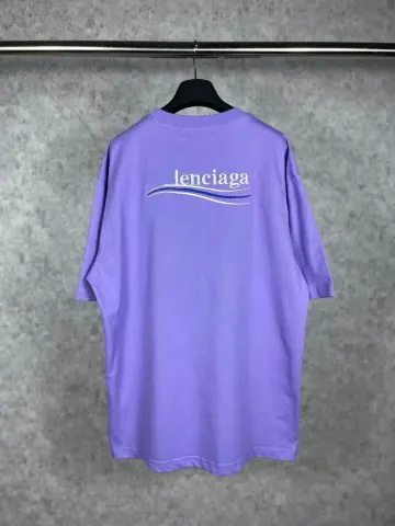 Balenciaga Logo T-Shirt option purple