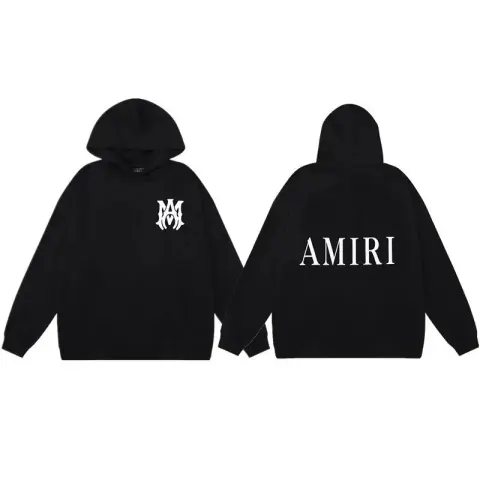 Amiri Paint Splatter Hoodie option 856 black