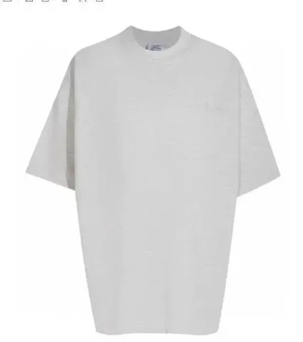 Vetements Hub T-Shirt option 23 flowers gray