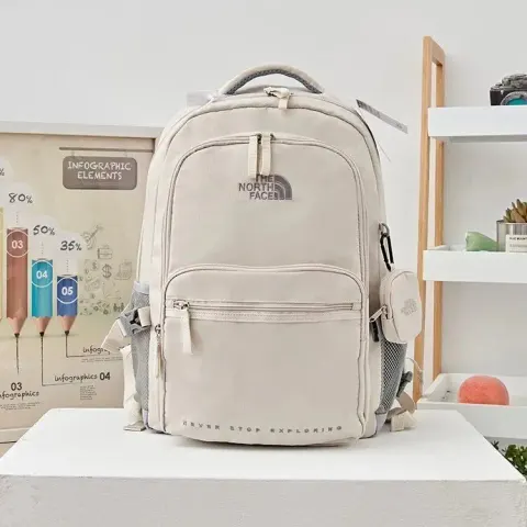 TNF Jacket Backpack option 09 m white