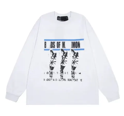 ERD Hoodies option ER022 white long sleeve T