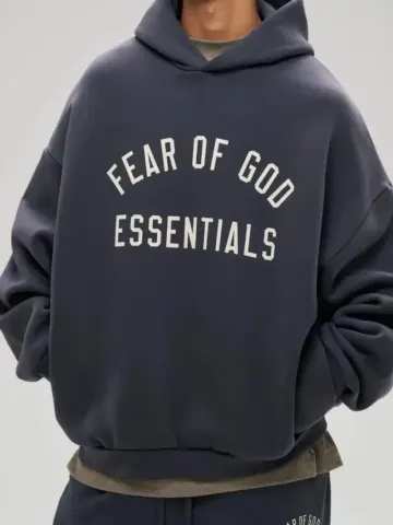 Essentials Hoodie option Dai Hai Blue