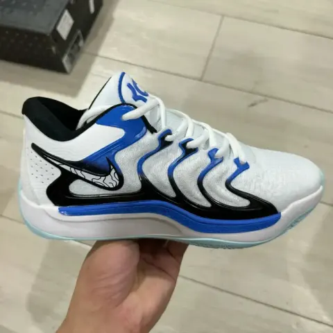 Basketball Shoes KD 17 option silver black blue