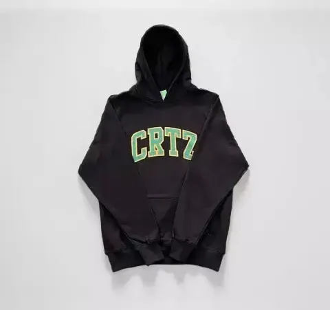 Corteiz Alcatraz Hoodie option Black Green Label