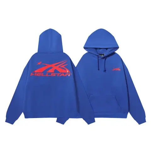 Hellstar Hoodie option Cotton hooded sweater DY-W19 blue